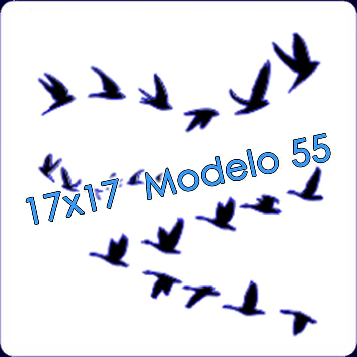 - Stencil 17x17cm Modelo 053 -